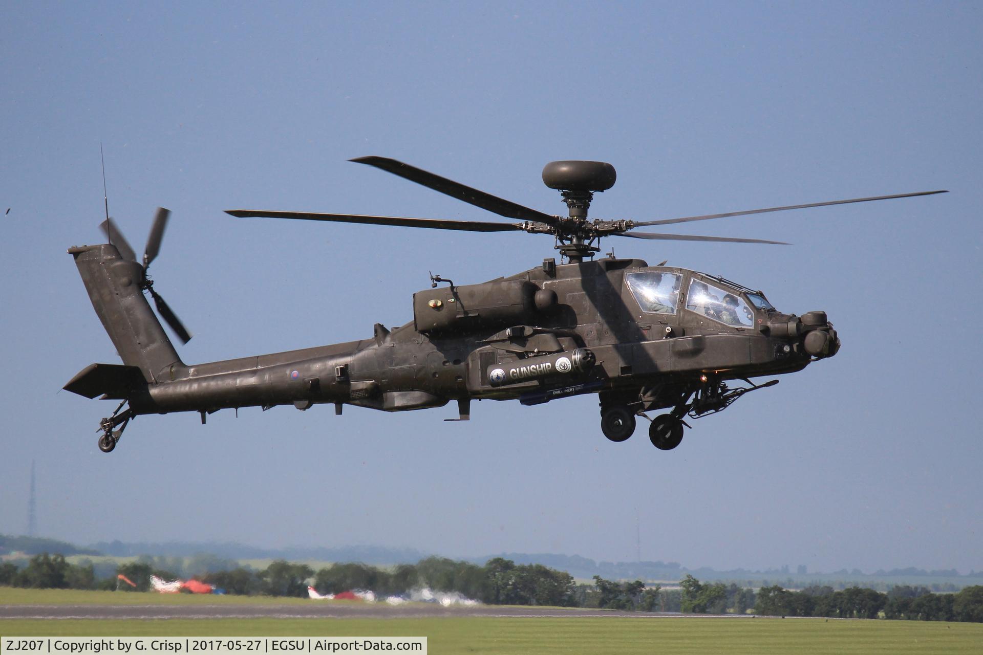 ZJ207, Westland Apache AH.1 C/N WAH.41, Duxford Air Festival 2017