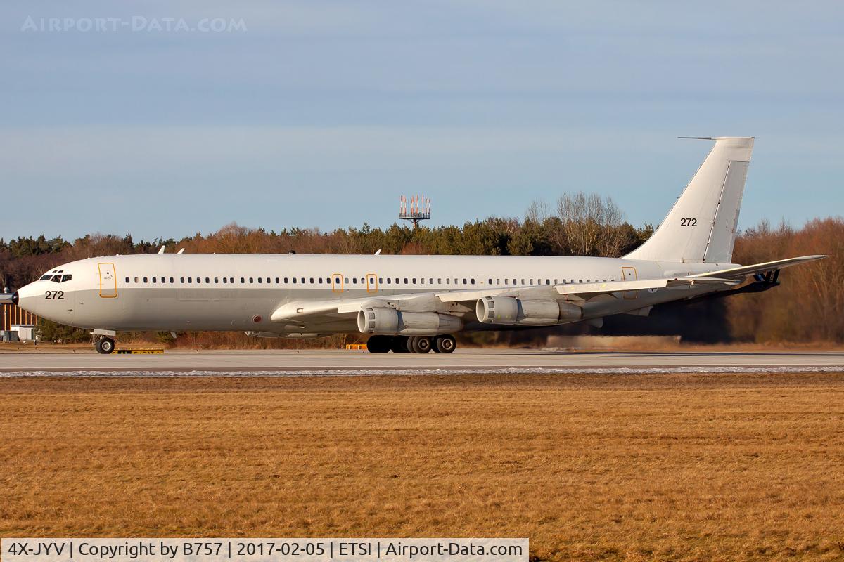 4X-JYV, 1975 Boeing 707-3L6C C/N 21096, Takeoff to FRA