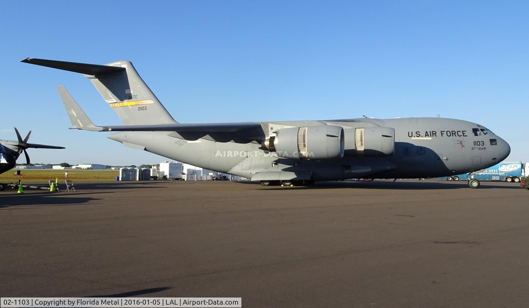 02-1103, 2002 Boeing C-17A Globemaster III C/N P-103, C-17A