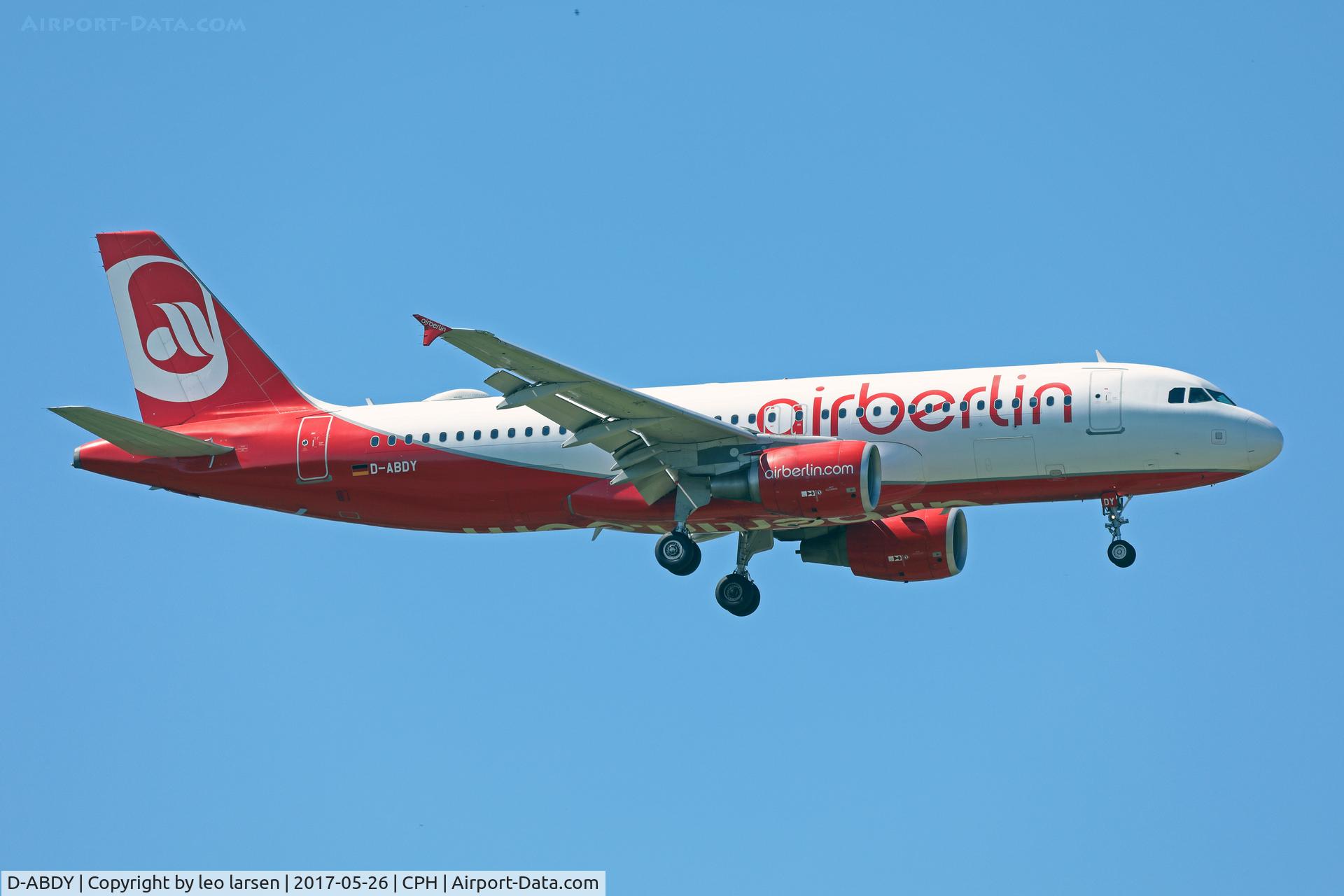 D-ABDY, 2009 Airbus A320-214 C/N 4013, Copenhagen 26.5.2017