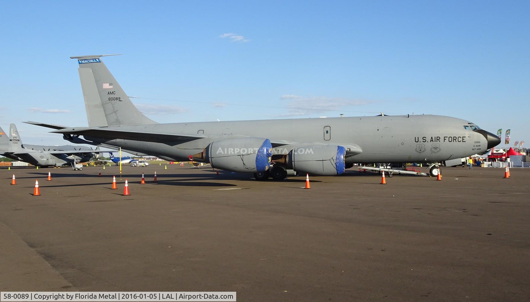 58-0089, 1958 Boeing KC-135T Stratotanker C/N 17834, KC-135T
