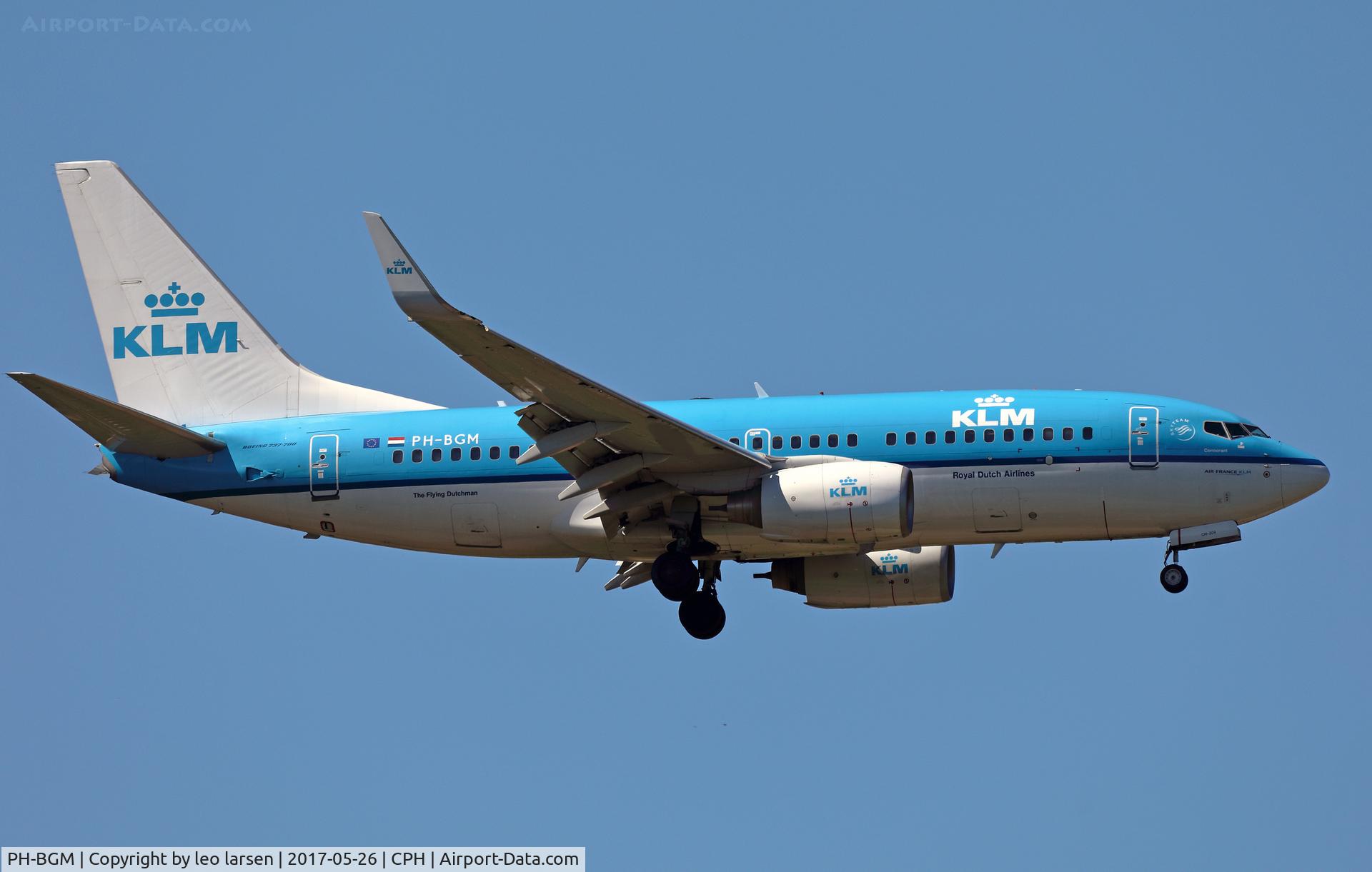 PH-BGM, 2011 Boeing 737-7K2 C/N 39255, Copenhagen 26.5.2017