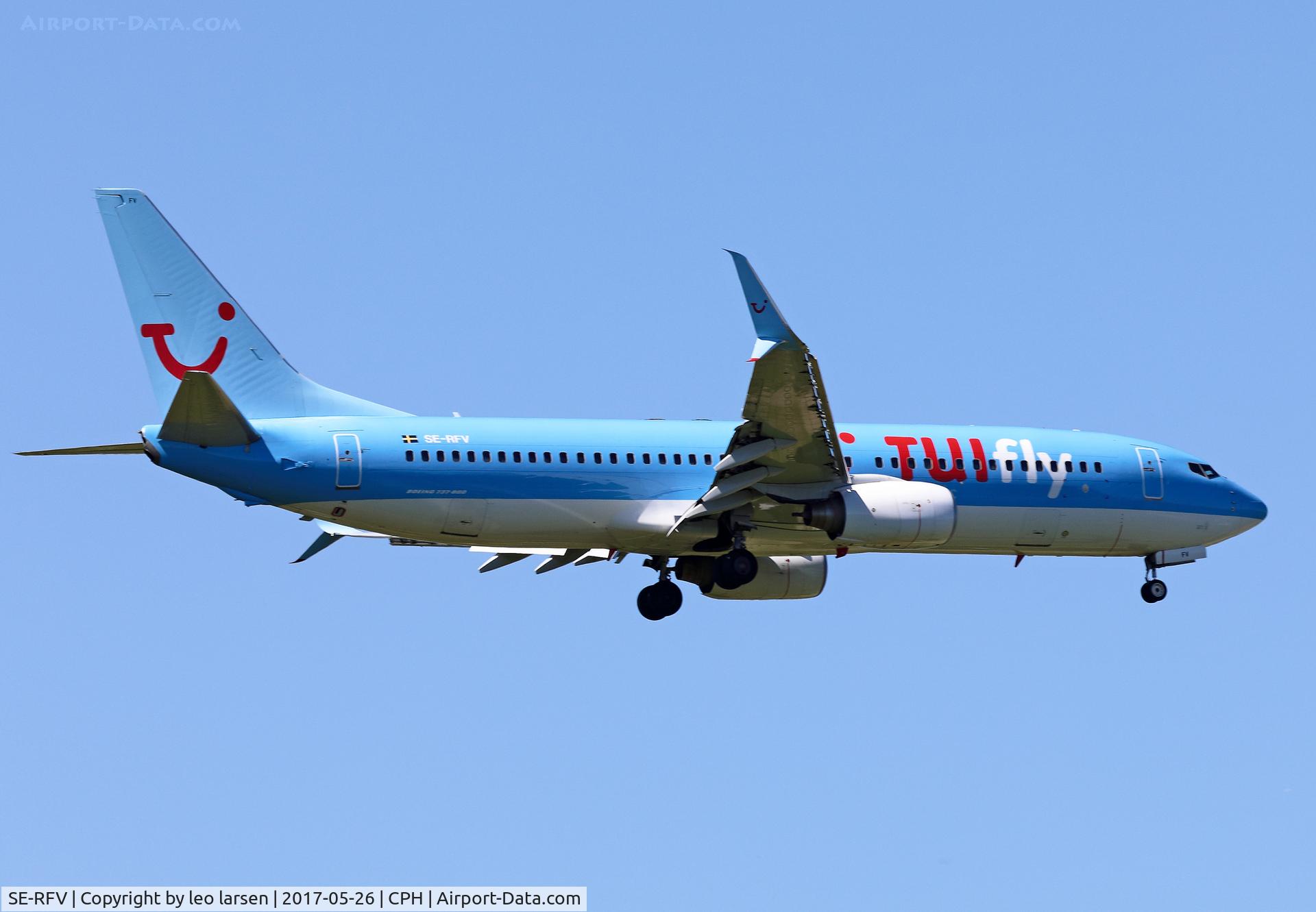 SE-RFV, 2006 Boeing 737-86N C/N 32669, Copenhagen 26.5.2017