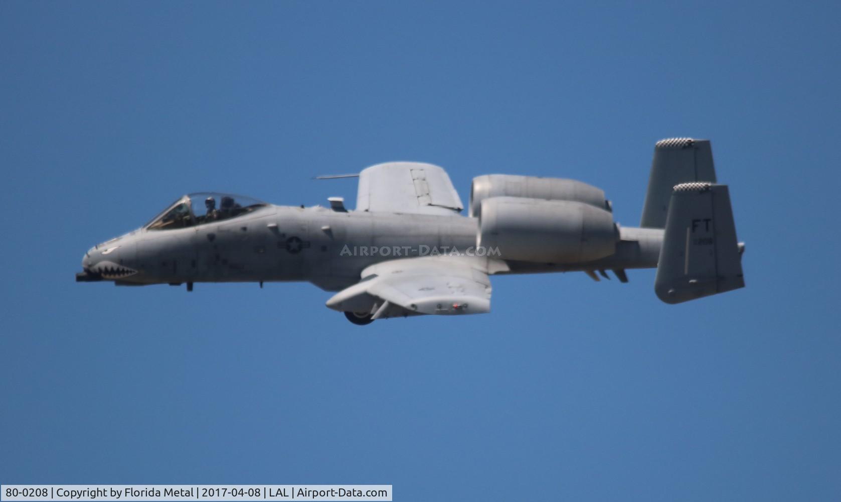 80-0208, 1980 Fairchild Republic A-10C Thunderbolt II C/N A10-0558, A-10C