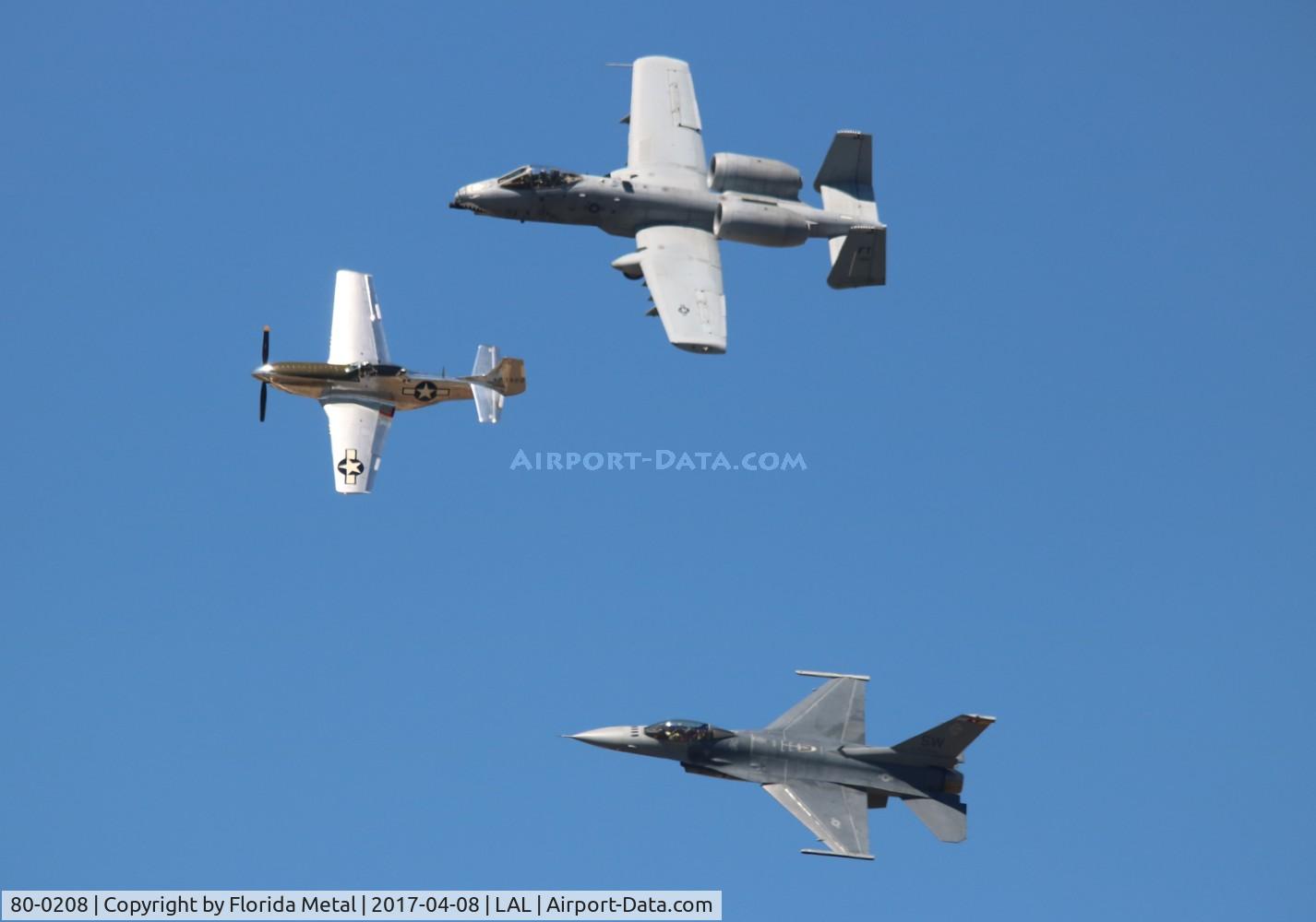 80-0208, 1980 Fairchild Republic A-10C Thunderbolt II C/N A10-0558, Heritage Flight