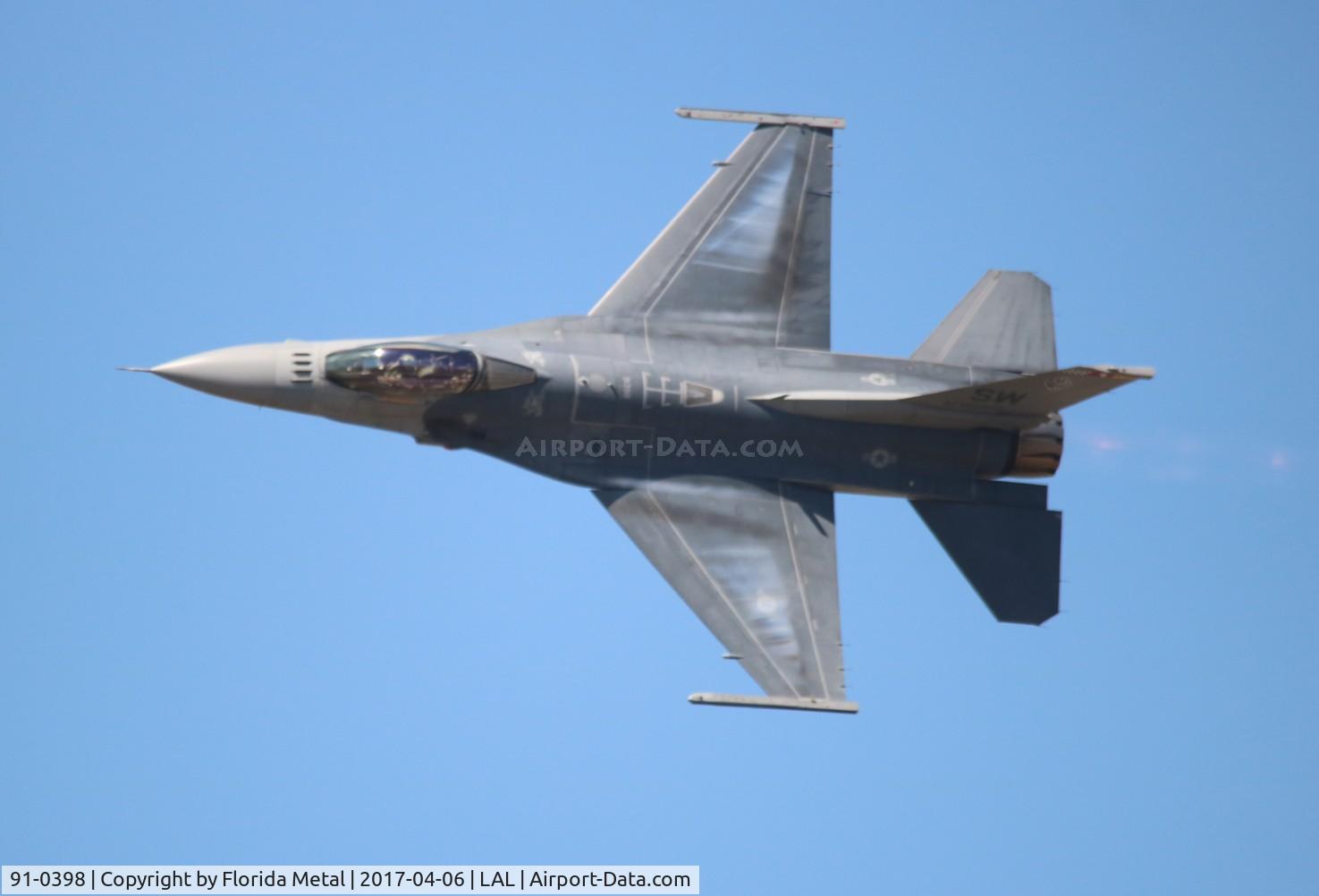 91-0398, 1993 General Dynamics F-16C Fighting Falcon C/N CC-86, F-16C