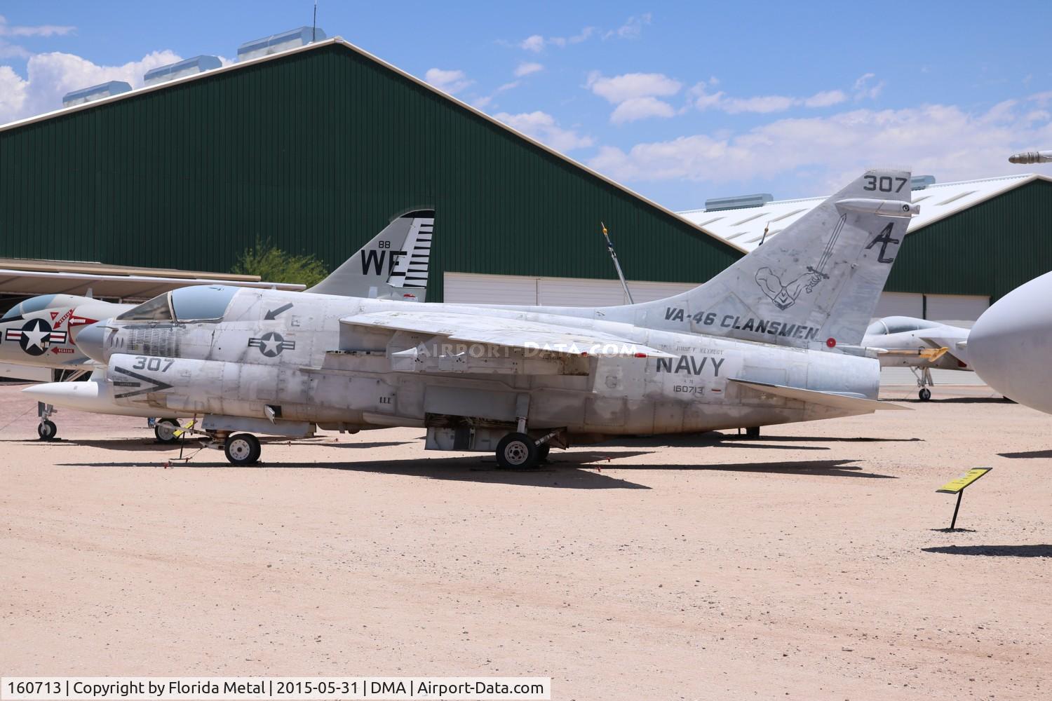 160713, LTV A-7E Corsair II C/N E-546, A-7E Corsair II