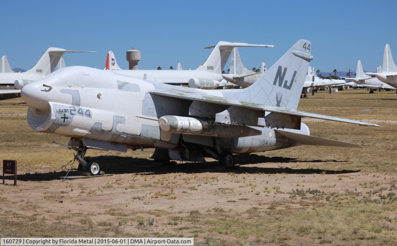160729, LTV A-7E Corsair II C/N E-562, A-7E Corsair II