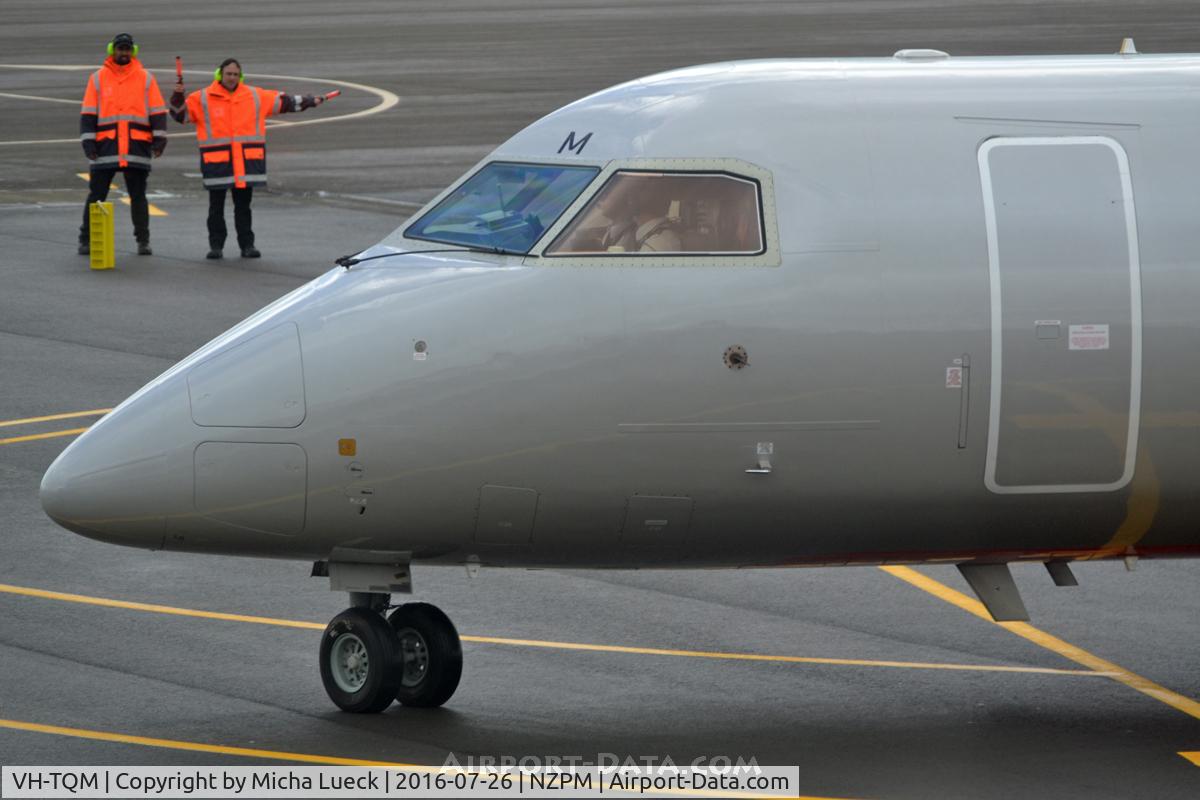 VH-TQM, 2004 De Havilland Canada DHC-8-315Q Dash 8 C/N 604, At Palmerston North