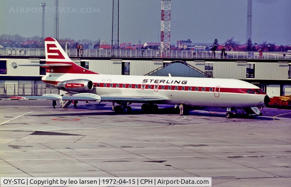 OY-STG, 1969 Sud Aviation SE-210 Caravelle 10B3 Super B C/N 259, Copenhagen 15.4.1972
