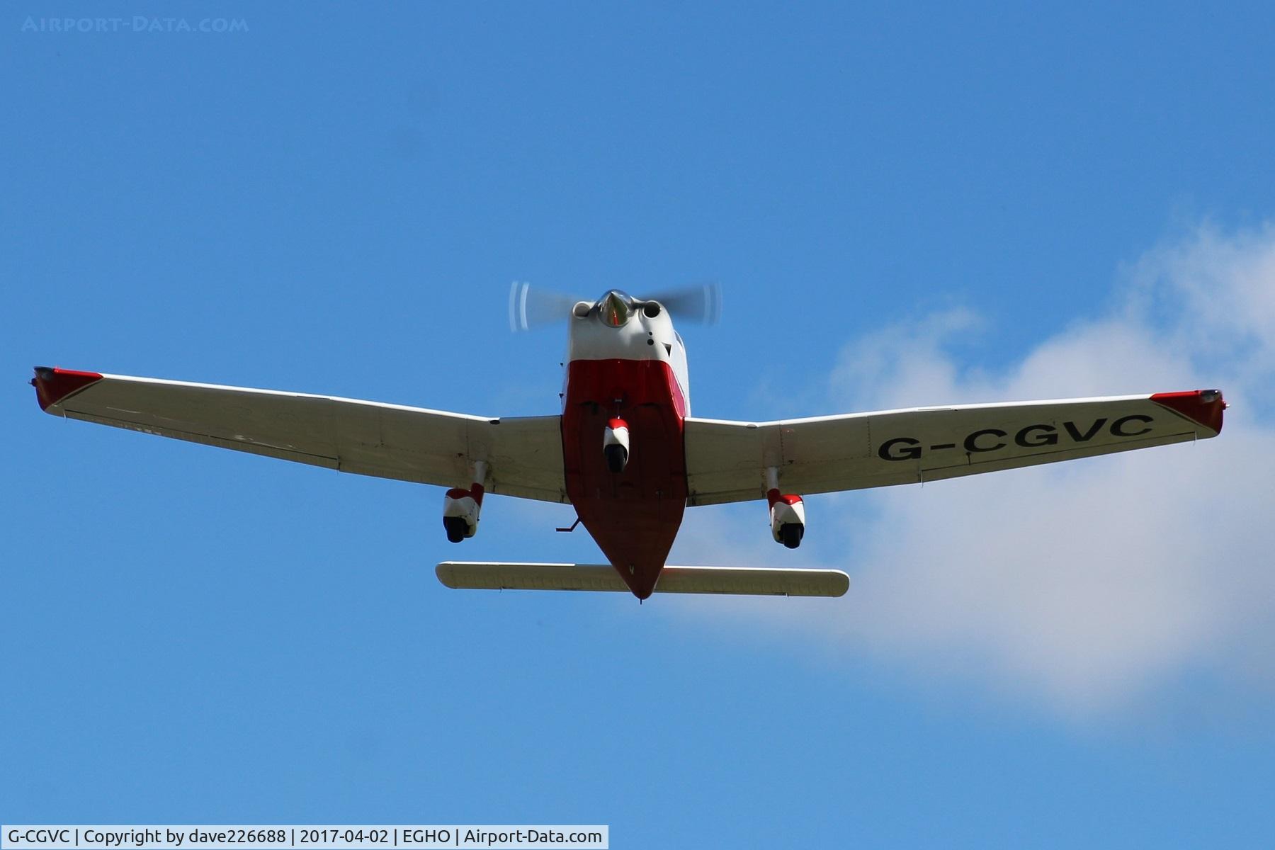 G-CGVC, 2008 Piper PA-28-181 Cherokee Archer III C/N 2843669, G CGVC just after takeoff from Thruxton on a training flight with Western Air