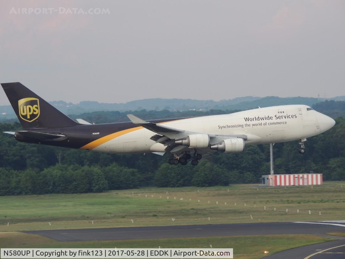 N580UP, 1993 Boeing 747-428F C/N 25632, UPS ON FINAL
