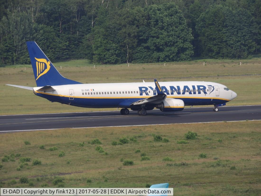EI-DAD, 2002 Boeing 737-8AS C/N 33544, RYANAIR