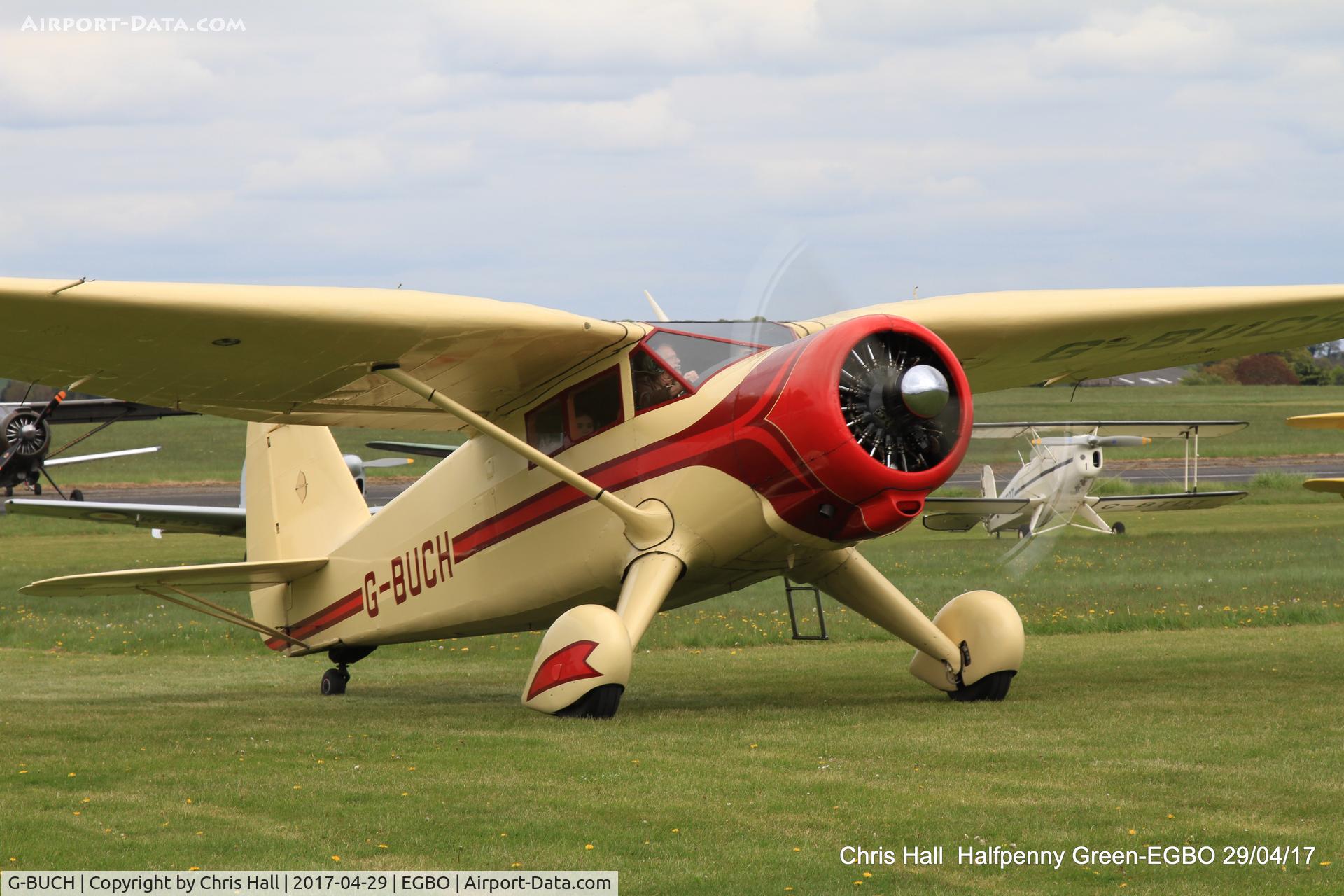 G-BUCH, 1943 Stinson V77 (AT-19) Reliant C/N 77-381, at the Radial & Trainer fly-in
