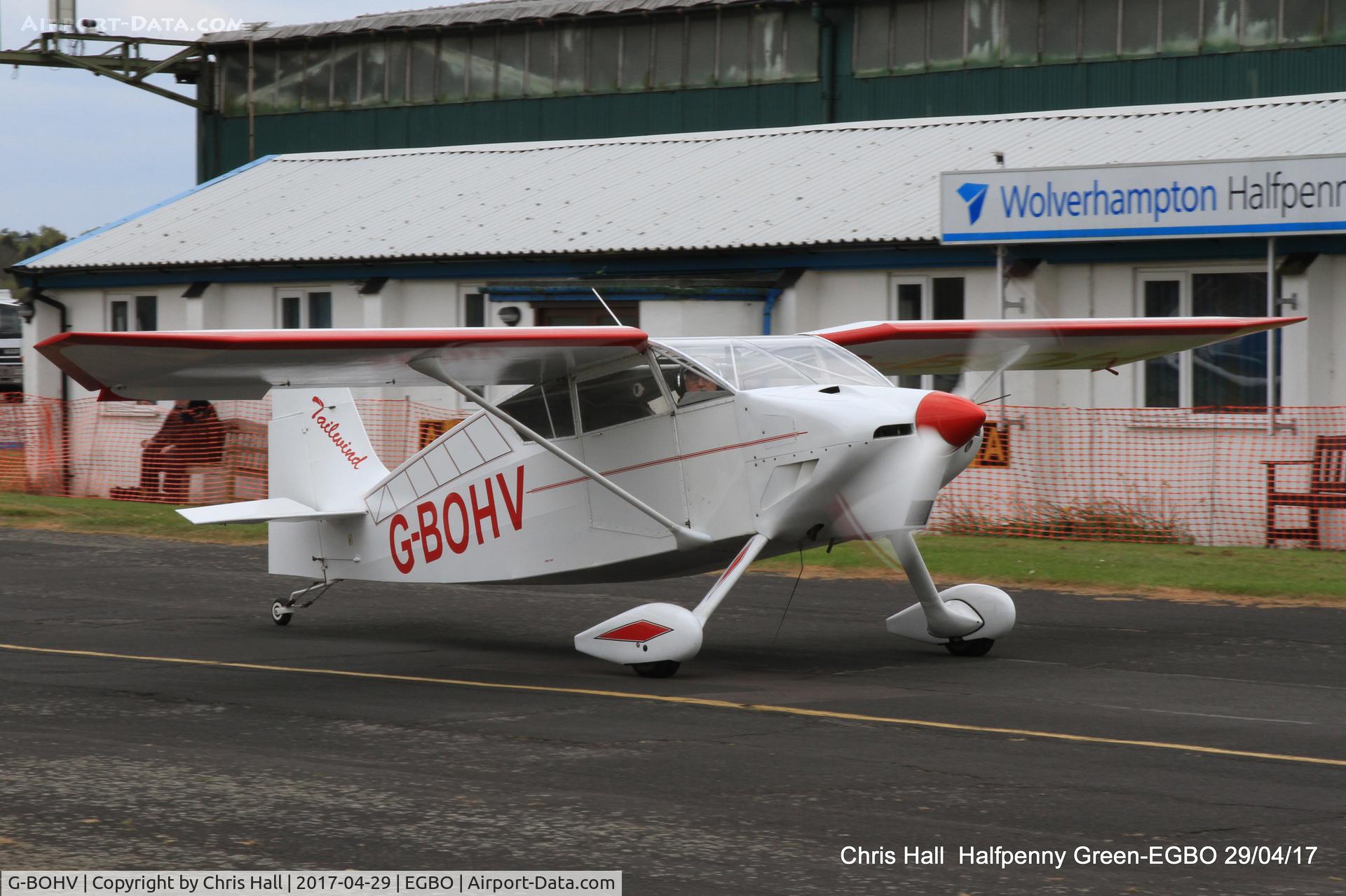 G-BOHV, 1990 Wittman W-8 Tailwind C/N PFA 031-11151, at the Radial & Trainer fly-in