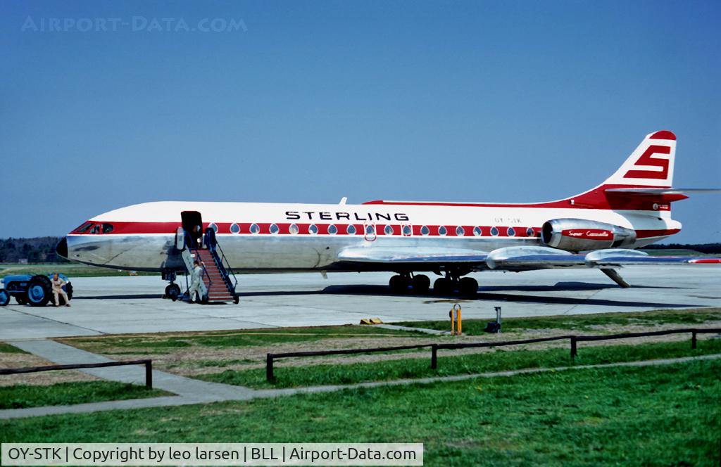 OY-STK, 1970 Aerospatiale SE-210 Caravelle 10B3 Super B C/N 266, Billund 1970