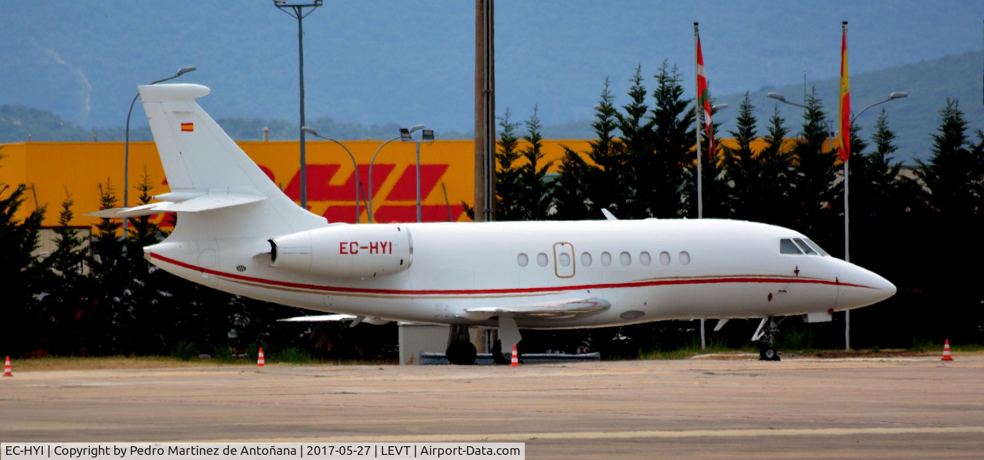 EC-HYI, Dassault Falcon 2000 C/N 150, Foronda - Vitoria-Gasteiz - España