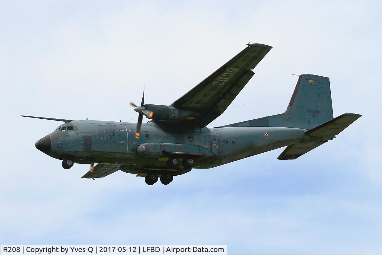 R208, Transall C-160R C/N 211, Transall C-160R, On final rwy 23, Bordeaux-Mérignac airport (LFBD-BOD)