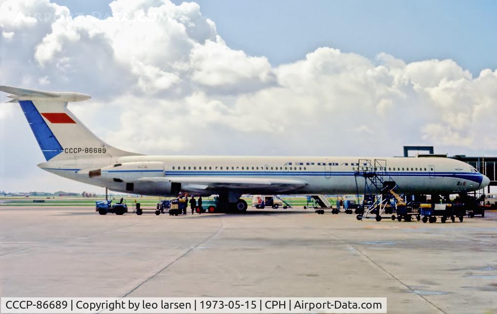 CCCP-86689, 1971 Ilyushin IL-62 C/N 11001, Copenhagen 15.5.1973
