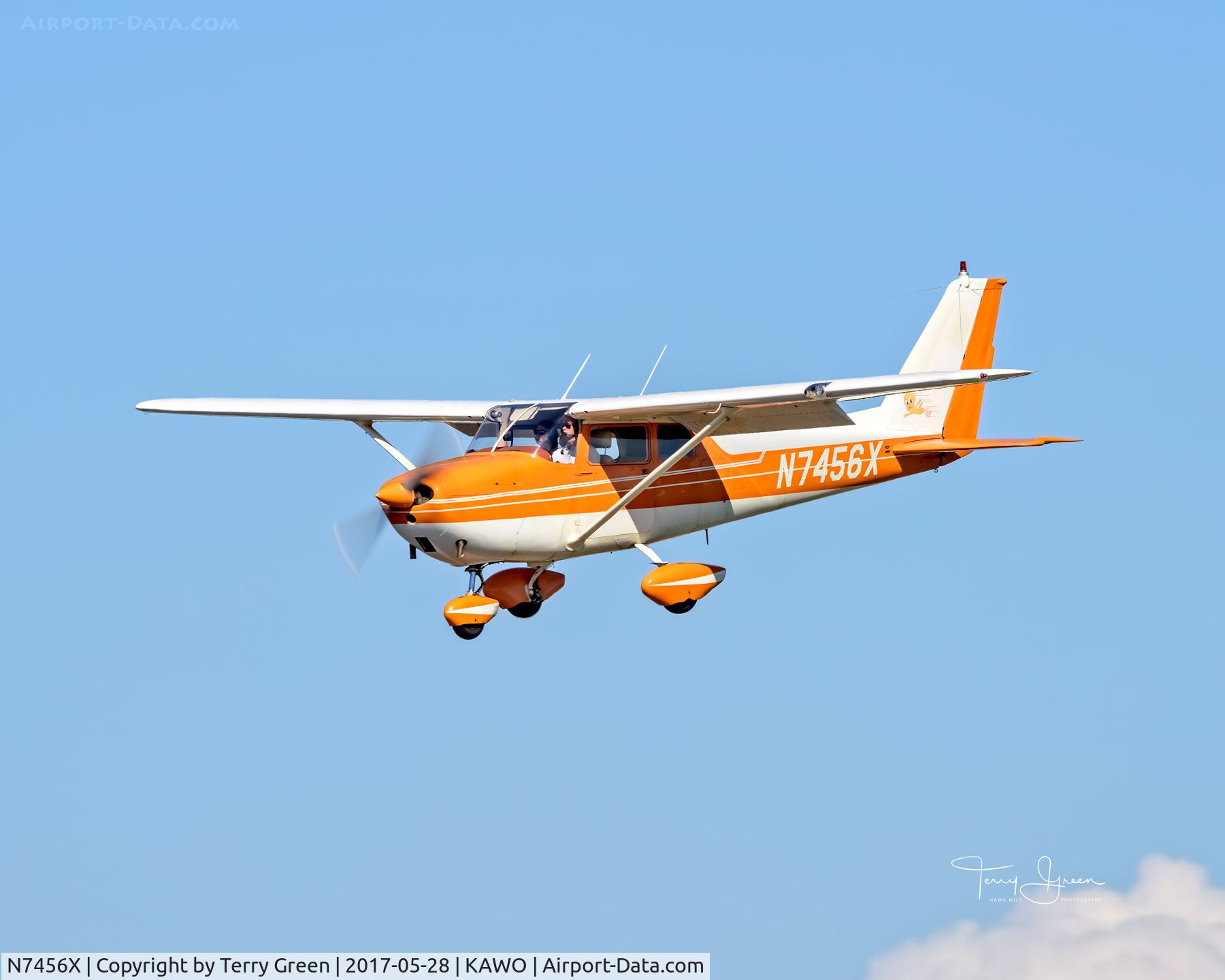 N7456X, 1960 Cessna 172B C/N 17247956, KAWO