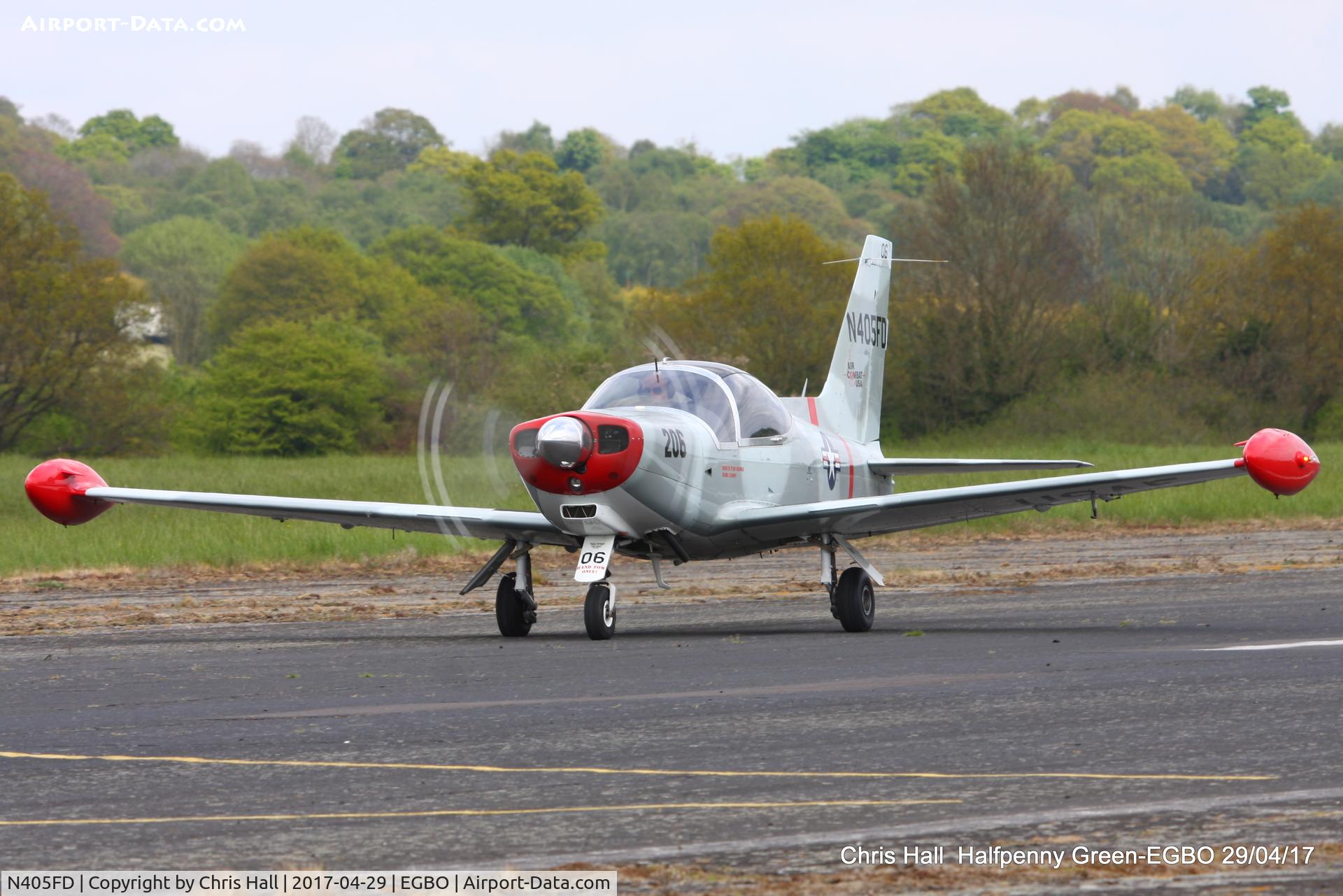 N405FD, 1990 SIAI-Marchetti SF-260D C/N 770, at the Radial & Trainer fly-in
