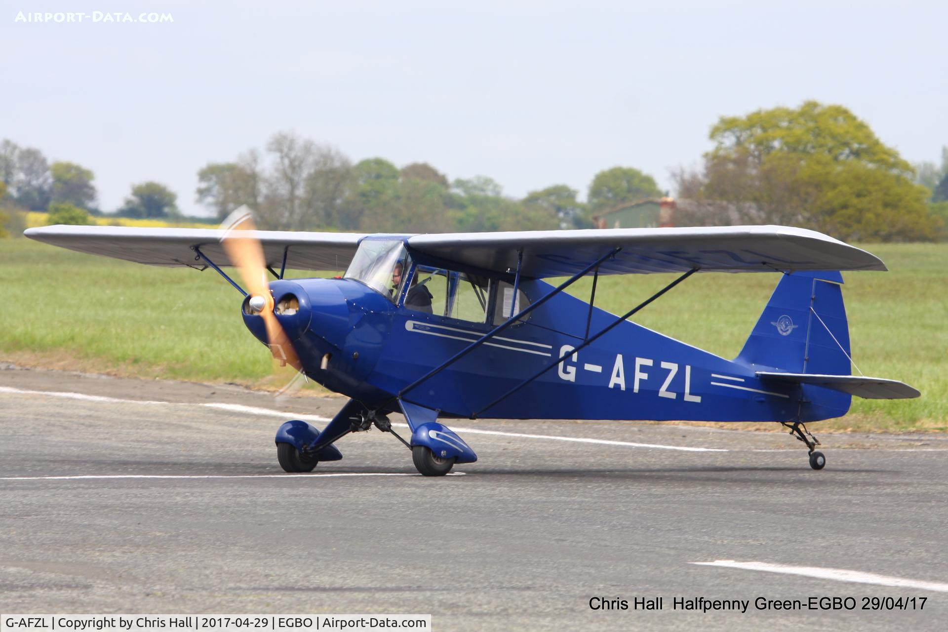 G-AFZL, 1939 Porterfield CP-50 Collegiate C/N 581, at the Radial & Trainer fly-in