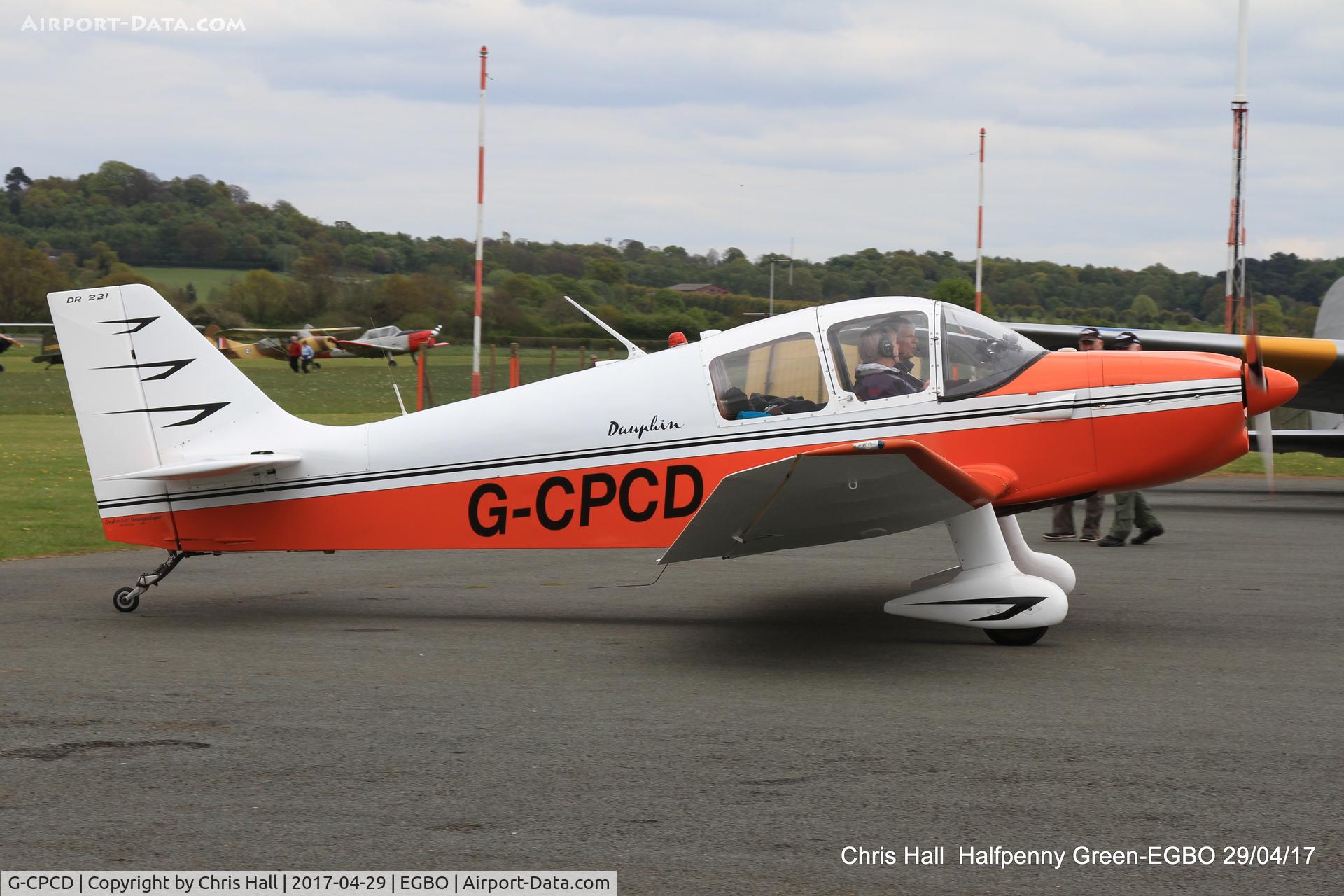 G-CPCD, 1968 CEA Jodel DR-221 Dauphin C/N 81, at the Radial & Trainer fly-in