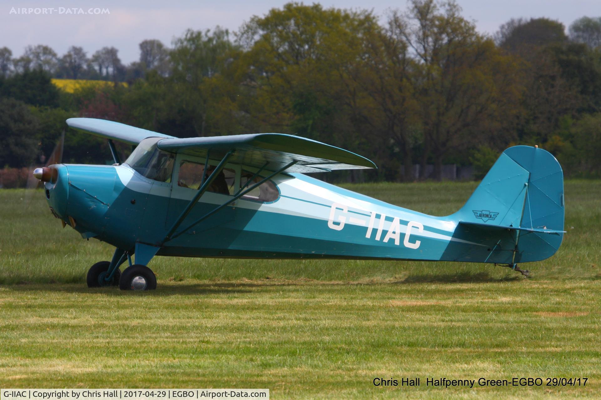 G-IIAC, 1946 Aeronca 11AC Chief C/N 11AC-169, at the Radial & Trainer fly-in