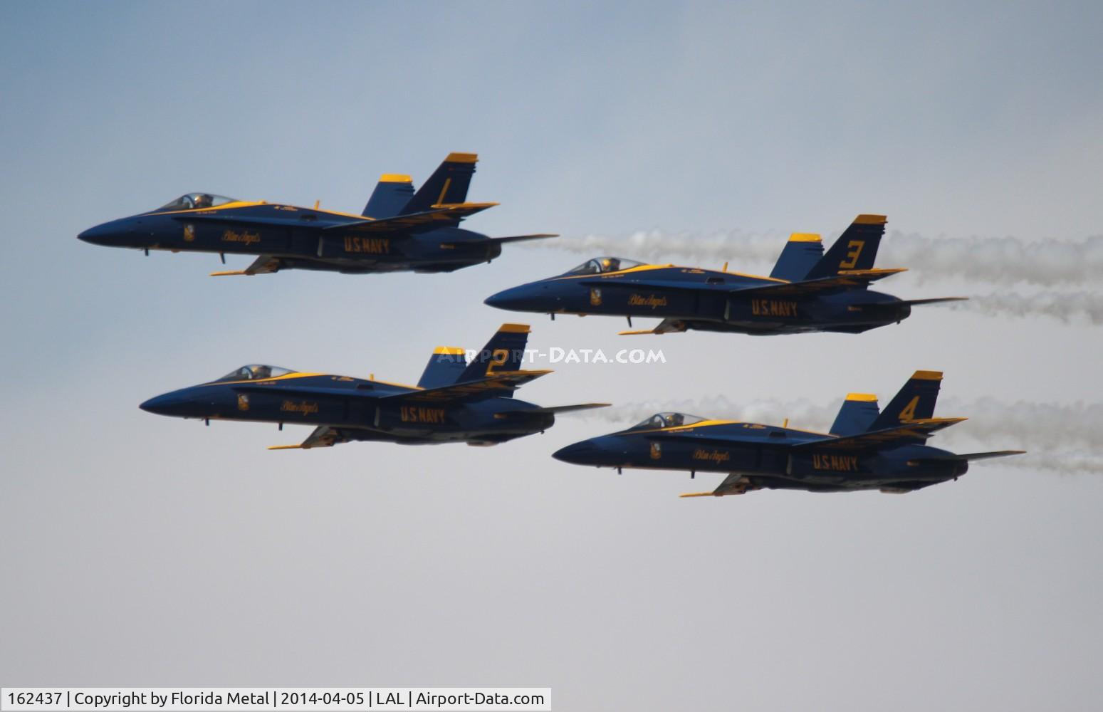 162437, McDonnell Douglas F/A-18A Hornet C/N 0281, Blue Angels 2014 Sun N Fun