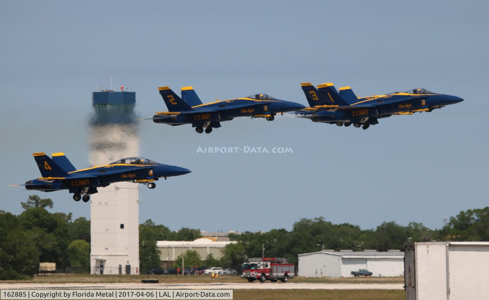 162885, McDonnell Douglas F/A-18B Hornet C/N 434/B076, Blue Angels