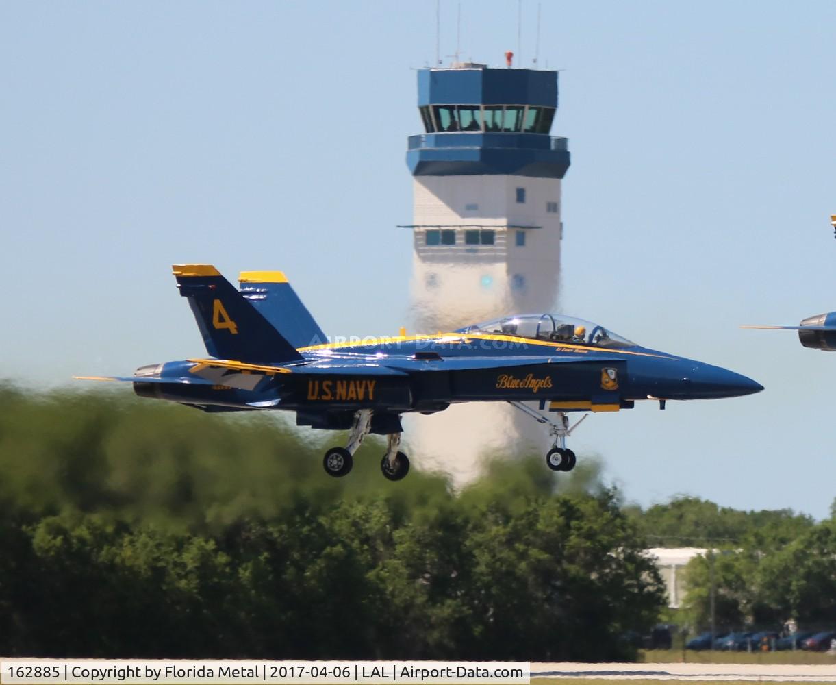 162885, McDonnell Douglas F/A-18B Hornet C/N 434/B076, Blue Angels