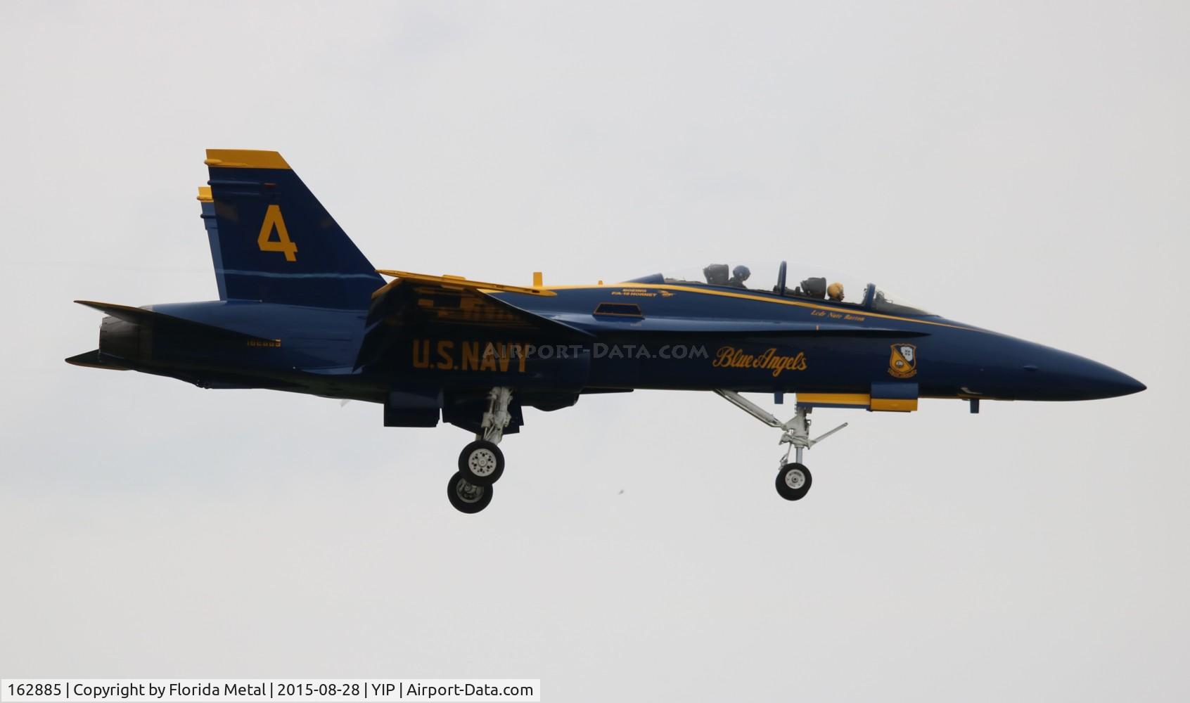 162885, McDonnell Douglas F/A-18B Hornet C/N 434/B076, Blue Angels