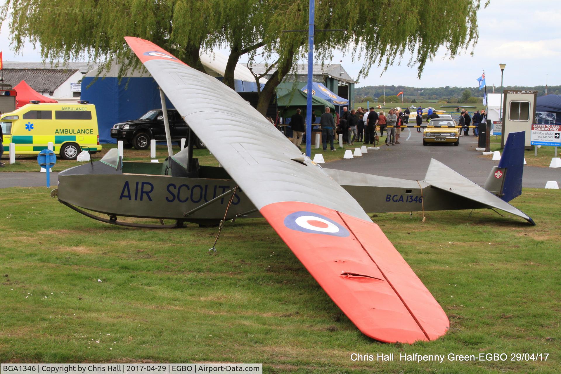 BGA1346, Slingsby T-31B Cadet TX.3 C/N Not found BGA1346, at the Radial & Trainer fly-in