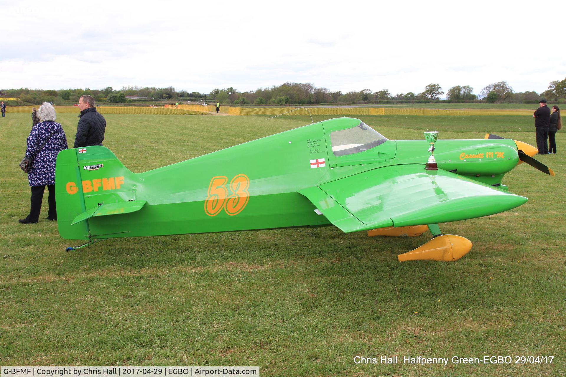 G-BFMF, 1982 Cassutt IIIM Racer C/N PFA 034-10147, at the Radial & Trainer fly-in