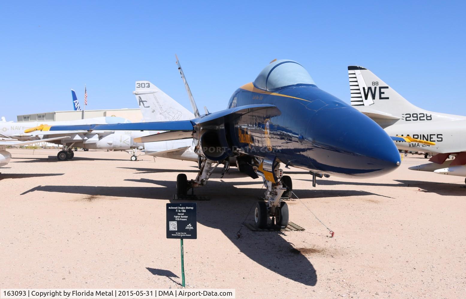 163093, McDonnell Douglas F/A-18A Hornet C/N 0475/A391, F/A-18A Blue Angels