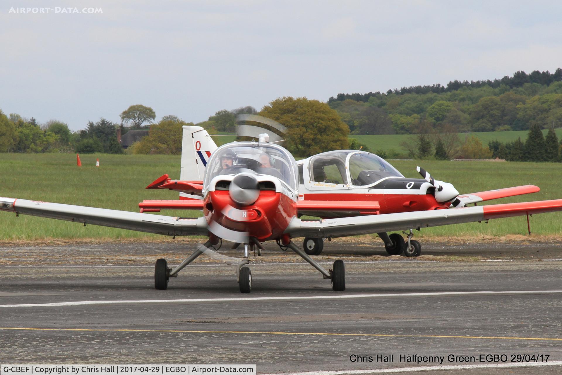 G-CBEF, 1974 Scottish Aviation Bulldog T.1 C/N BH120/286, at the Radial & Trainer fly-in