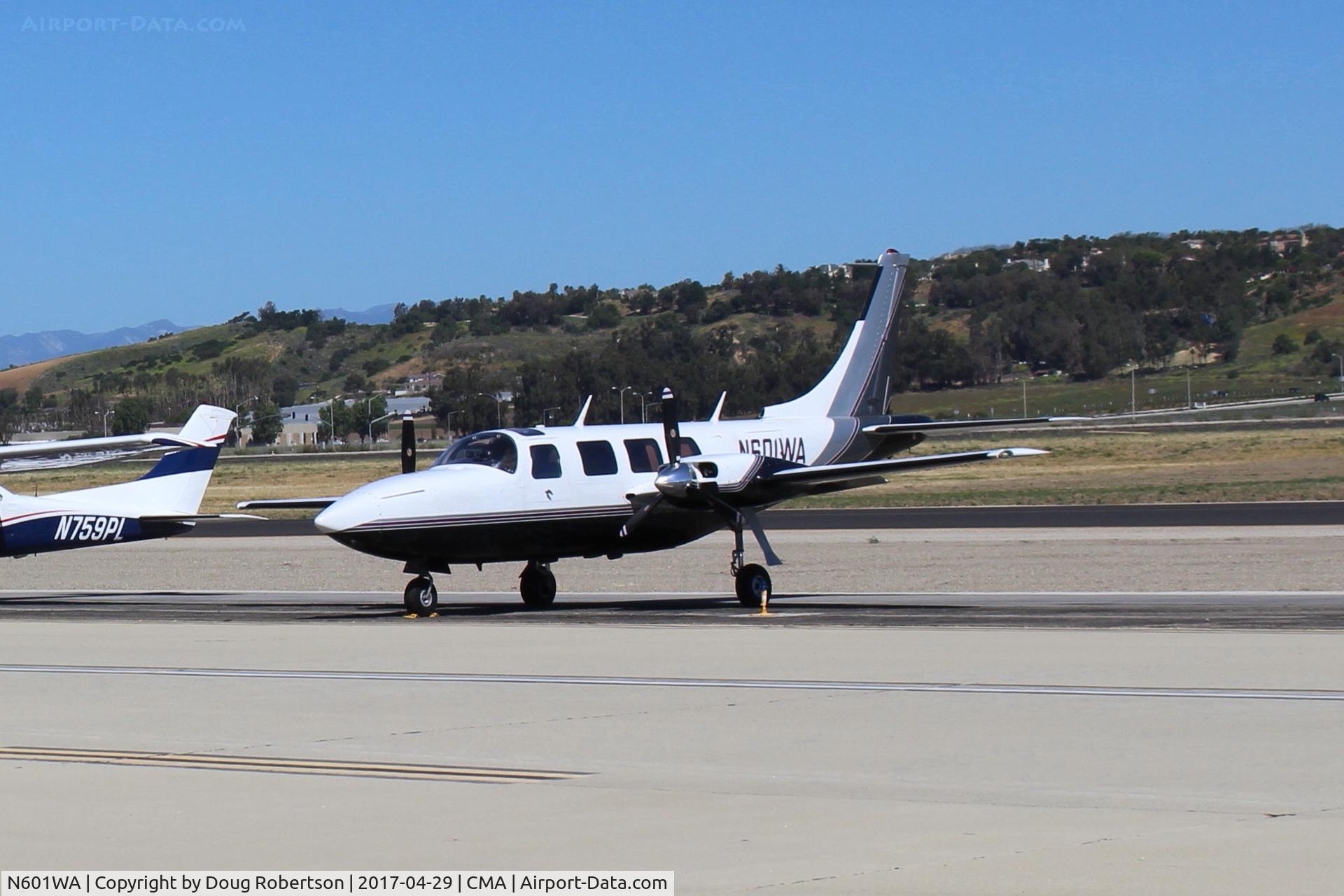 N601WA, 1980 Piper Aerostar 601P C/N 61P08078063417, Piper AEROSTAR 601P, two Lycoming engines, turbocharged & pressurized, 6 seats, At AOPA FLY-IN overflow parking