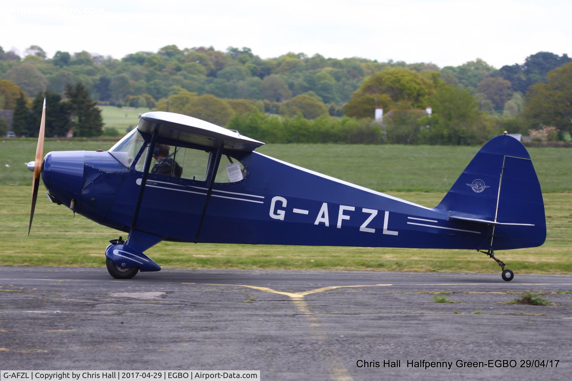 G-AFZL, 1939 Porterfield CP-50 Collegiate C/N 581, at the Radial & Trainer fly-in