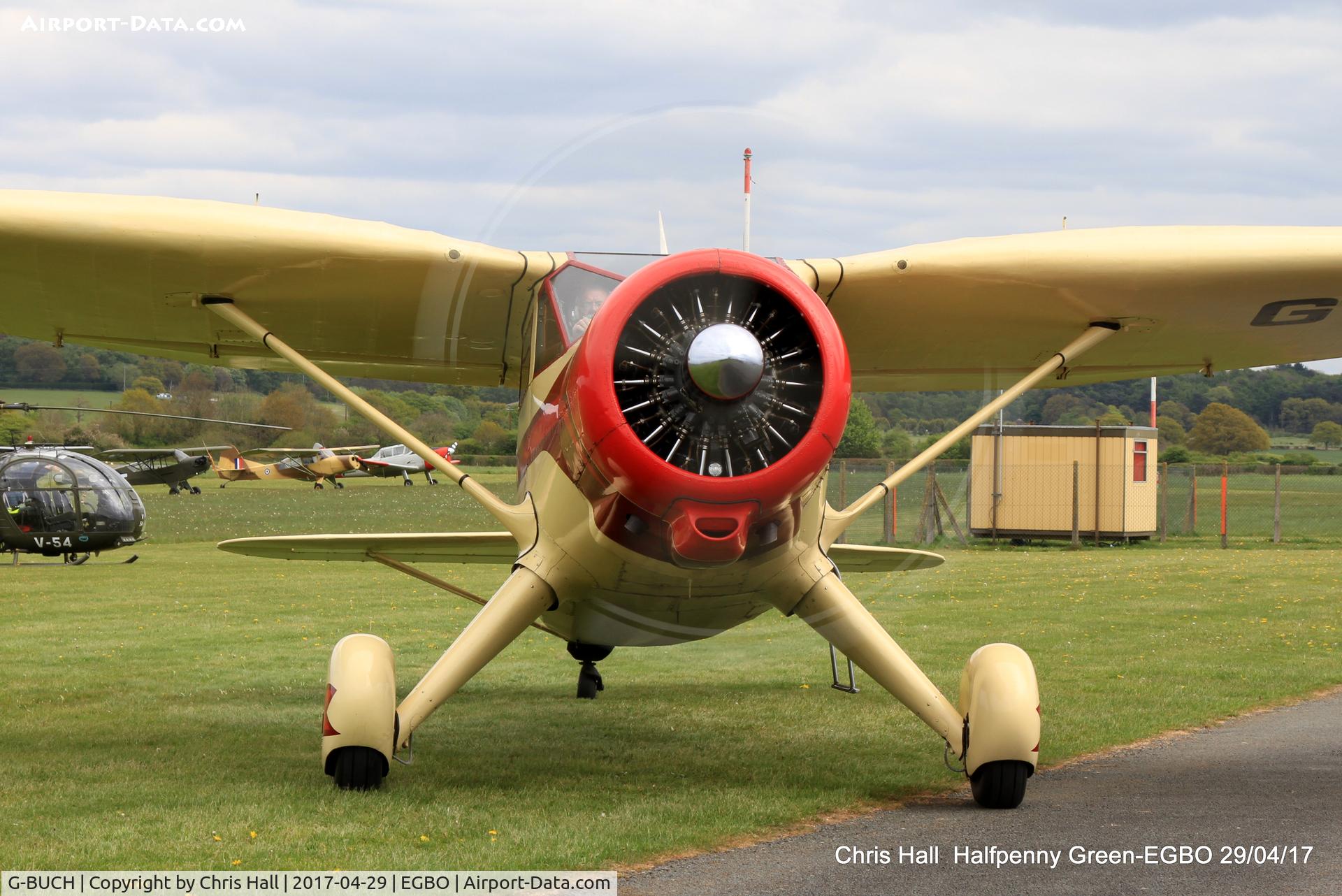 G-BUCH, 1943 Stinson V77 (AT-19) Reliant C/N 77-381, at the Radial & Trainer fly-in