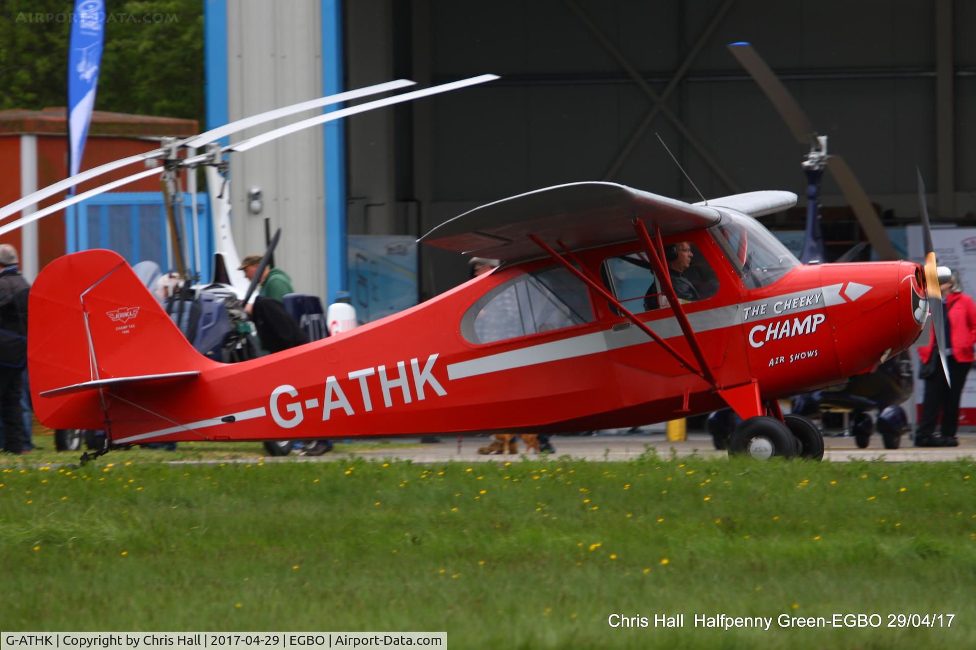 G-ATHK, 1946 Aeronca 7AC Champion C/N 7AC-971, at the Radial & Trainer fly-in