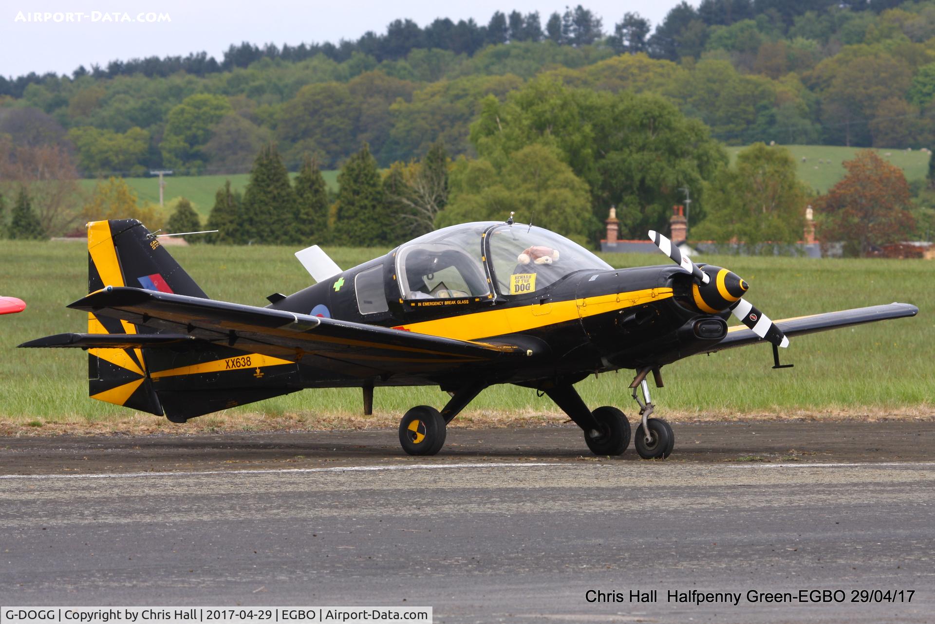 G-DOGG, 1974 Scottish Aviation Bulldog T.1 C/N BH120/308, at the Radial & Trainer fly-in