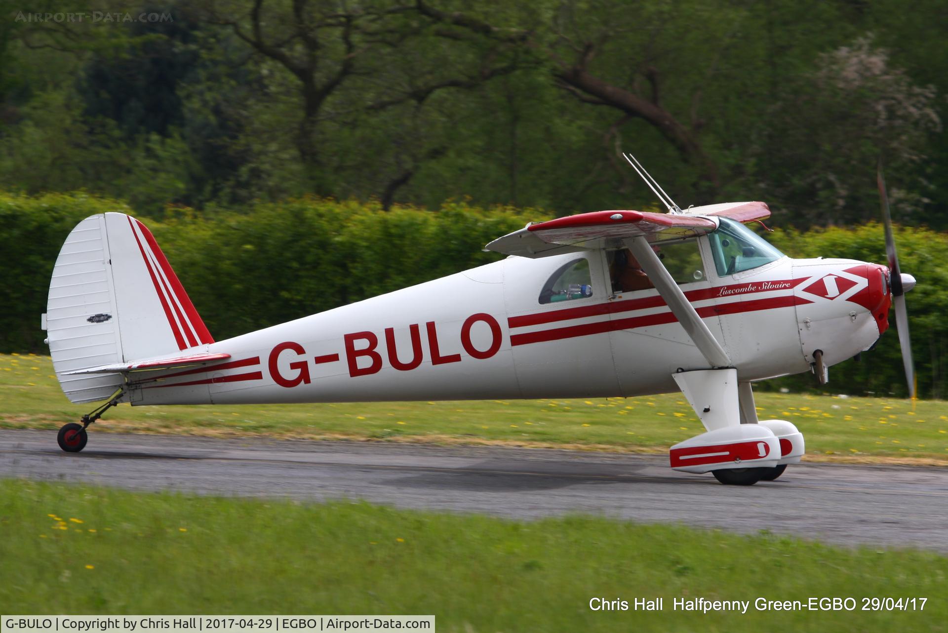 G-BULO, 1946 Luscombe 8F Silvaire C/N 4216, at the Radial & Trainer fly-in