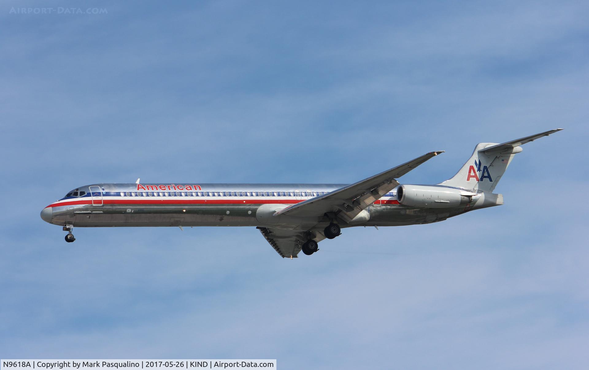 N9618A, 1997 McDonnell Douglas MD-83 (DC-9-83) C/N 53565, MD-83