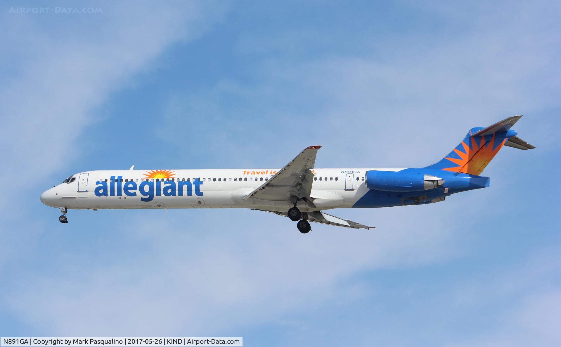 N891GA, 1986 McDonnell Douglas MD-83 (DC-9-83) C/N 49423, MD-83