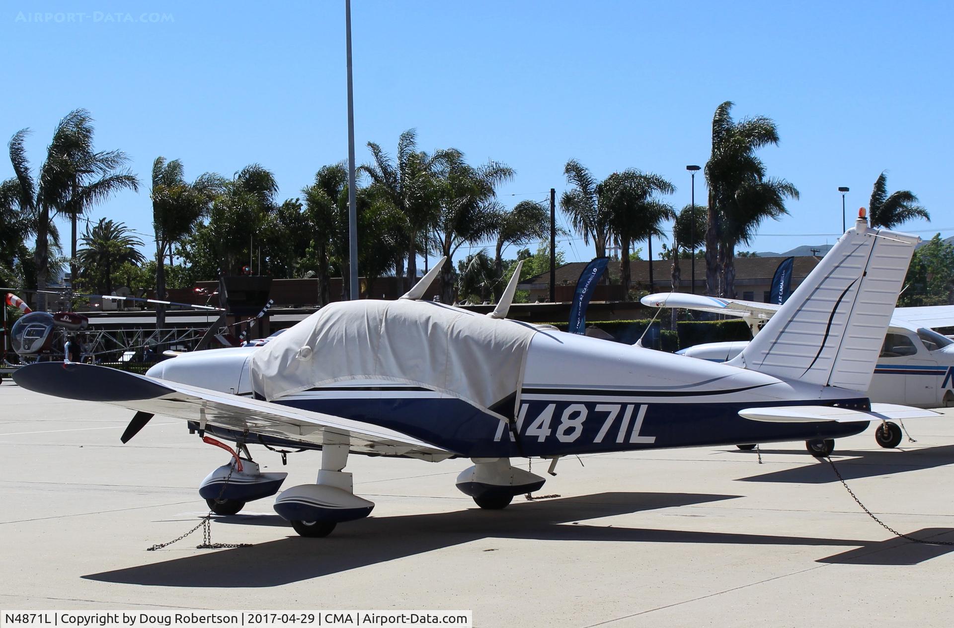 N4871L, 1967 Piper PA-28-180 C/N 28-4226, 1967 Piper PA-28-180 CHEROKEE 180, Lycoming O-360-A3A  180 Hp