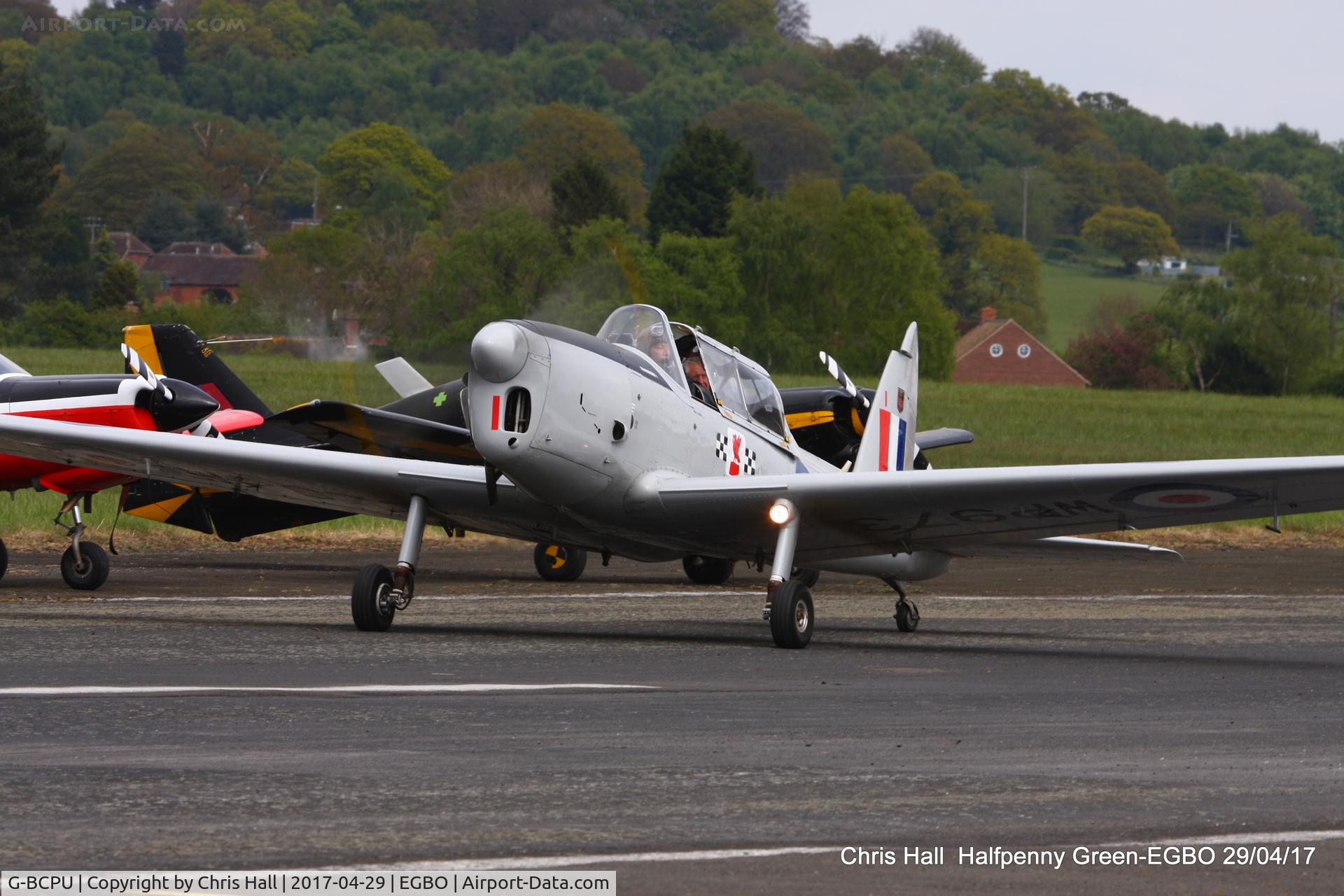 G-BCPU, 1953 De Havilland DHC-1 Chipmunk T.10 C/N C1/0839, at the Radial & Trainer fly-in