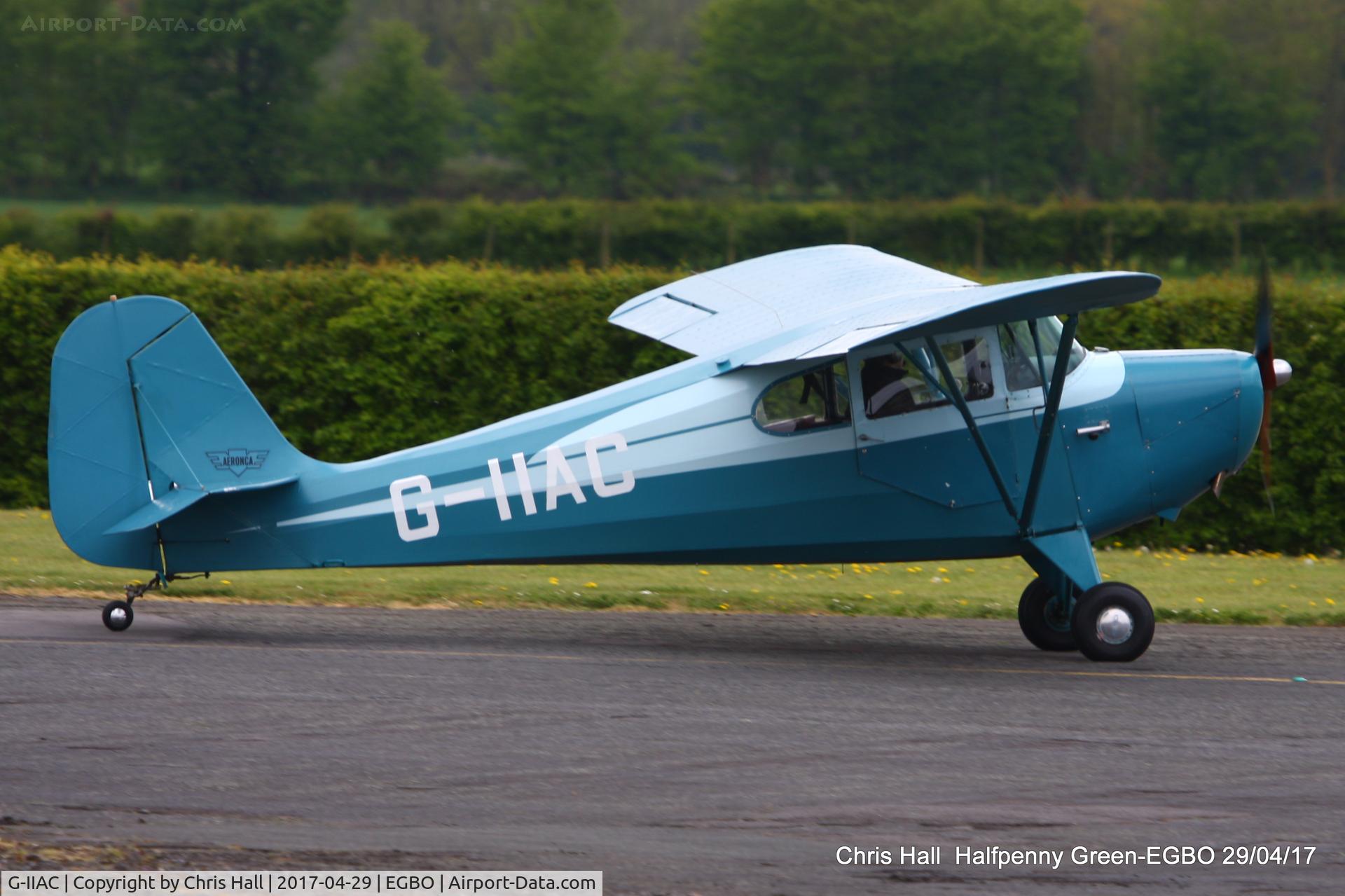 G-IIAC, 1946 Aeronca 11AC Chief C/N 11AC-169, at the Radial & Trainer fly-in