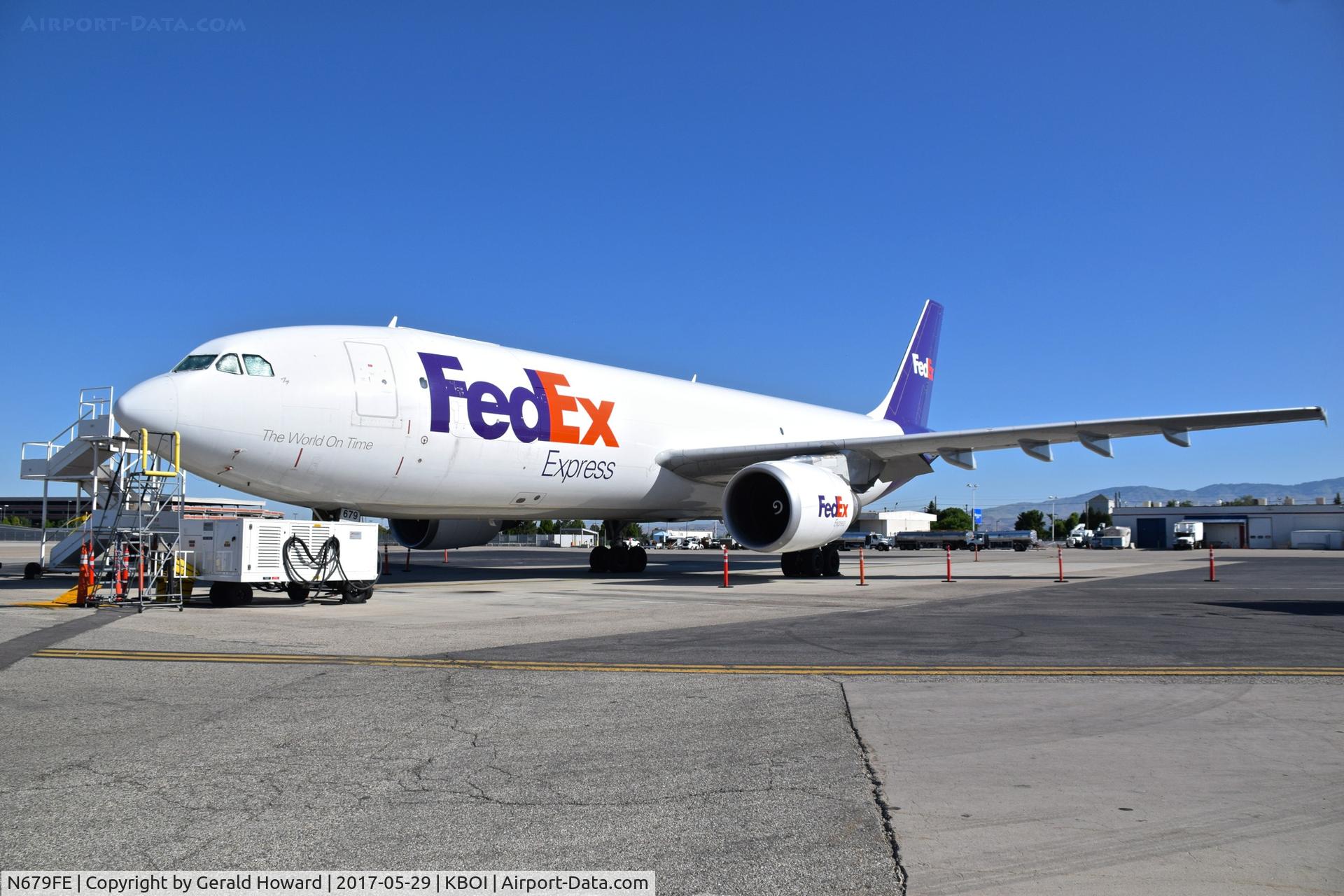 N679FE, 1998 Airbus A300F4-605R C/N 793, Parked on the FedEx ramp.