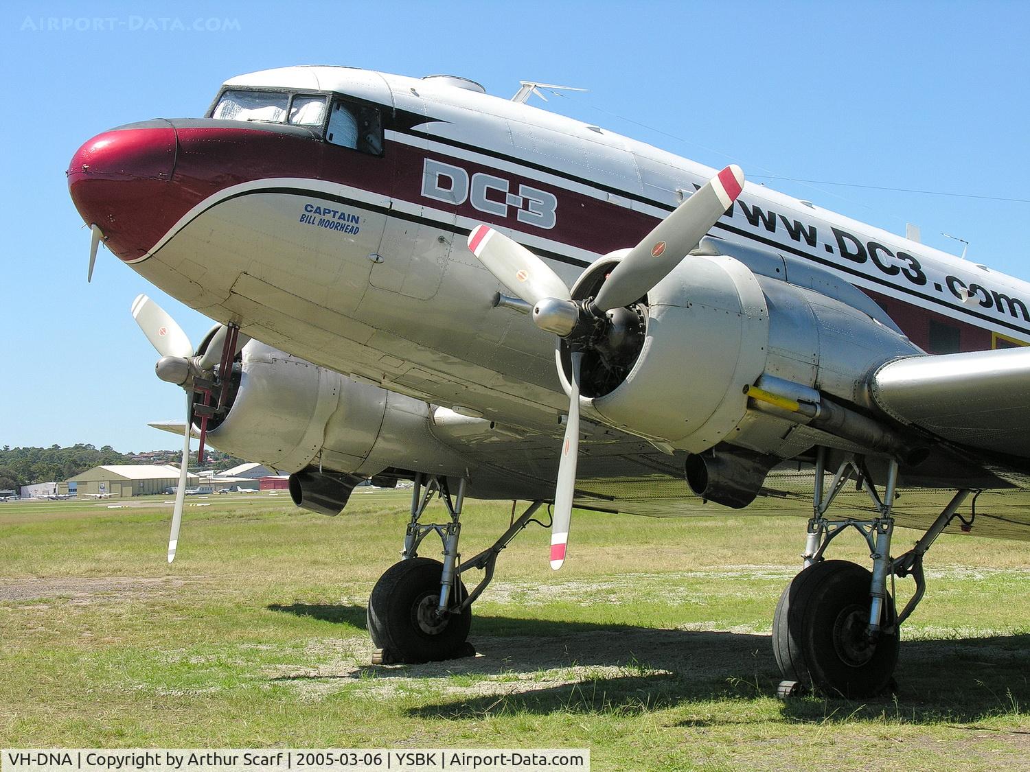 VH-DNA, 1943 Douglas C-47B Skytrain C/N 15685/27130, Bankstown March 2005