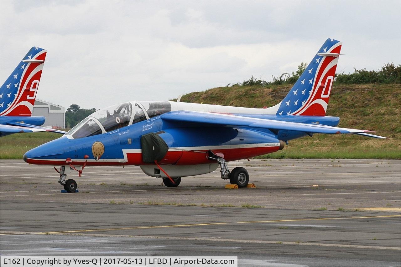E162, Dassault-Dornier Alpha Jet E C/N E162, Dassault-Dornier Alpha Jet E (F-TERJ), Replacement aircraft of Patrouille de France 2017, Bordeaux-Mérignac Air Base 106  (LFBD-BOD) Open day 2017